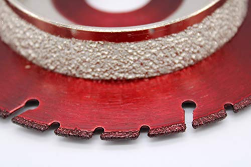 LXDIAMOND Diamant-Trennscheibe Anfasscheibe 115mm x 22,23mm Premium Diamantscheibe zum Trennen und Anfasen geeignet für… – Bild 5