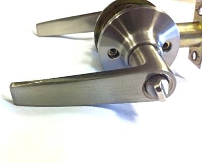 Satin chrome bathroom or toilet door handles - code BU001B by BUGOODS