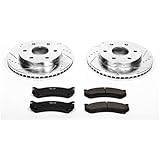 Power Stop K2009 Front Brake Kit with Drilled/Slotted Brake Rotors and Z23 Evolution Ceramic Brake Pads