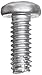 Small Parts 0206FPP410 410 Stainless Steel Thread Cutting Screw, Plain Finish, Pan Head, Phillips Drive, Type F, #2-56 Thread Size, 3/8