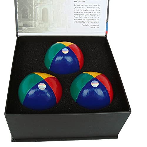 Higgins Brothers Juggling Balls Kit - World's Finest Boxed Set with 3 Juggle Ball Set