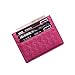 MEKU Women's Slim Leather Card Case Sleeve Wallet Weaved Credit Card Holder