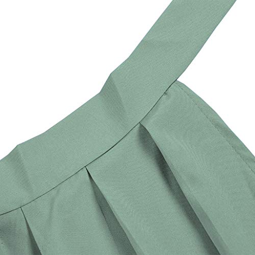 Women Oktoberfest Costume Girl Bavarian German Dirndl Maiden Dress Carnival Halloween Cosplay Party Waitress Clothes (L, Green)