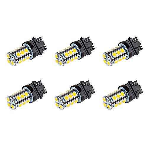 Makergroup S8 3156 Wedge Base LED Light Bulb 12V Low Voltage 3Watt Warm White 2700K-3000K for Outdoor Landscape Lighting and RV Vehicle Automotive Lights 6-Pack