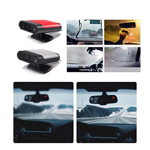Autone 12V Car Fan Heater Windshield Defogger Heaters Air Purifier Defroster Demister