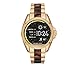 Michael Kors Access Unisex 45mm Goldtone and Acetate Bradshaw Touchscreen Smartwatch