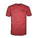 Winchester® Mens Cotton Vintage Rider Graphic Short Sleeve T-Shirt Large Red