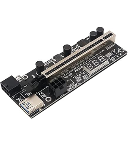PCI-E 1x To 16x Powered USB 3.0 GPU Riser Extender Adapter Card VER009S - 6 Unit