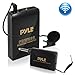 Wireless Clip Lavalier Microphone System - Portable Professional Clip Lav lapel Mic set with Volume Control, 20 ft range - Transmitter, Receiver, Battery - For Camera, Sound Recorder - Pyle Pro PDWM96 primary