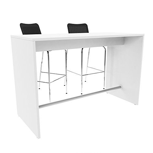 Stehtisch Light 160 x 70 cm groß im edlen Weiß Bartisch Tresentisch Theke – Bild 5