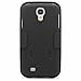Aduro Galaxy S4 Case, Combo Shell & Holster Case Super Slim Shell Case W/Built-In Kickstand + Swivel Belt Clip Holster for Samsung Galaxy S4