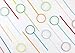 Tosnail 80 Rolls Washi Masking Tape Set Decorative Masking Washi Tapes, Assorted 4 Sizes and 20 Colors for Scrapbook Gifts Decoration