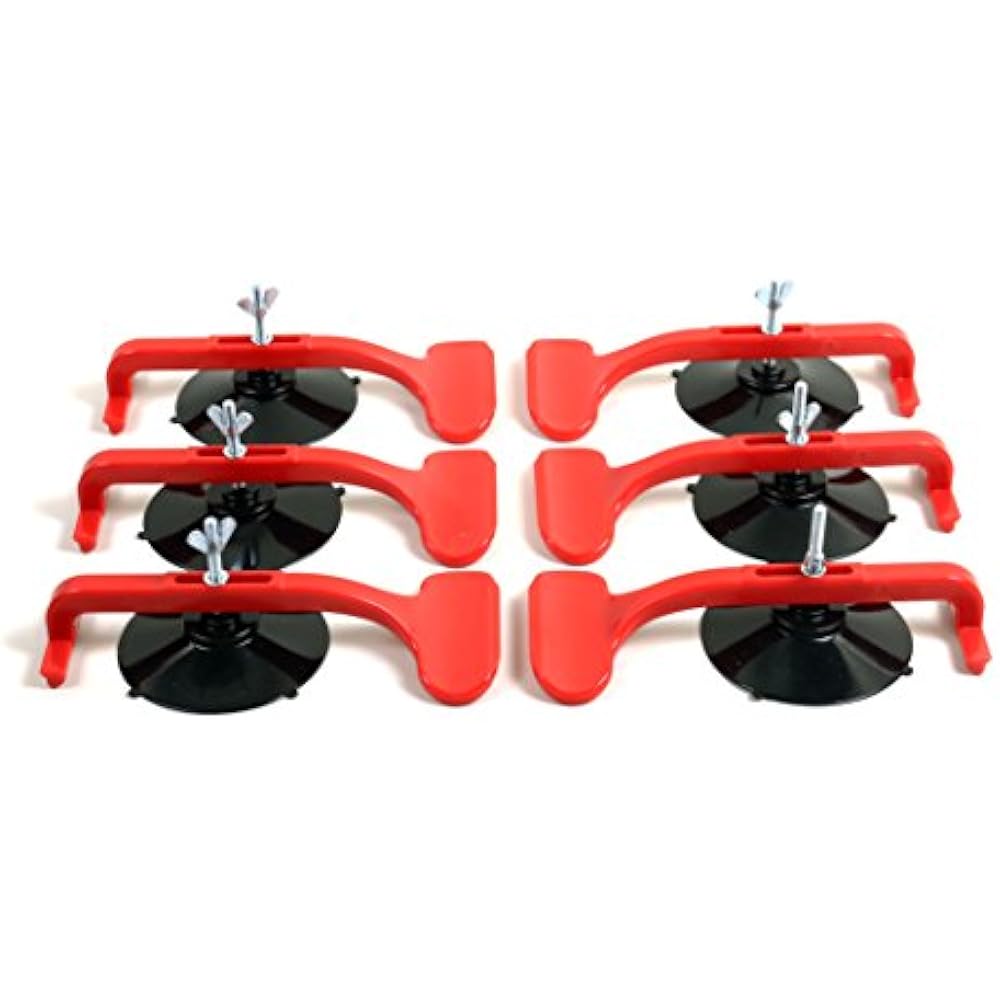 Giant Suction Cup Clamps For Convertible Glass Windshield Repair (Box