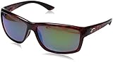 Costa Del Mar Mag Bay Sunglasses, Tortoise, Green Mirror 580P Lens