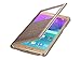 Samsung Galaxy Note 4 Case, S-View Flip Cover Folio Case - Bronze Gold