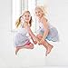 Lucky & Me Girls Bike Shorts, Super Soft Cotton Modal Blend with Lace Trim, Jada 3 Pack, Bright, Size 7-8 Years