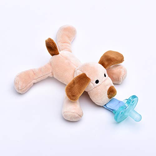 image for Angloria Baby Detachable Stuffed Animal for Pacifier Holder, Soft Plus