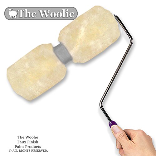 The Woolie Dual 2Color Split Roller TRAY Faux Finish Paint Roller
