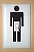 Penis Light Switch Sticker Funny Decal Lightswitch LOL Gag Gift! (Black)