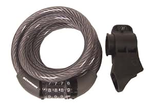 Amazon.com : Schwinn 12MM Cable Combo Bicycle Lock : Cable Bike Locks ...