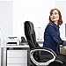 BestOffice Office Chair Computer Desk Chair PU-Padded Adjustable Exectuive High-Back Cushion Lumbar Support Chair with Armrest - Brown