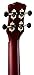 Luna Vintage Mahogany Soprano Ukulele, Red Satin