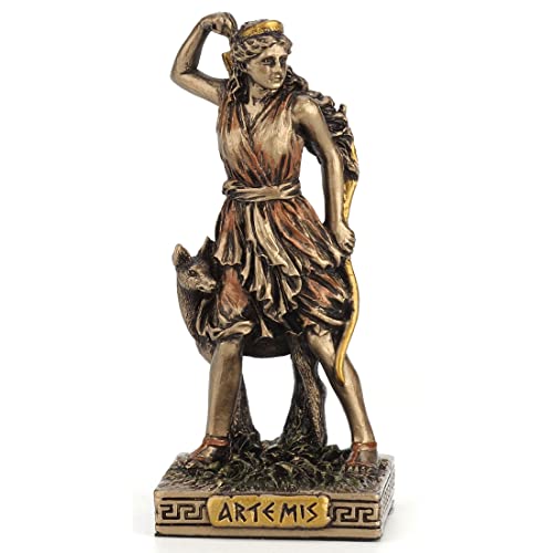 Veronese Design Miniatur-Figur der griechischen Götter (Artemis, Bronze)