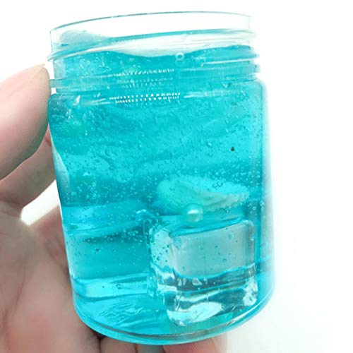 DICPOLIA Toys Relax 80 ML Slime Toy, Non-Sticky Puff Shell Super Soft Mixing Color Slime Putty Squeeze Mud Clay Stress Relief Toy Kids Adults (A)