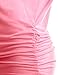 TWINTH Drape Tunic Top Plus Size Loose Fit Cut Out Off Shoulder PINK M