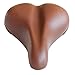 Seat, city bike Saddle PLUSH for Women and Men Cruiser, with elastomer, Brown