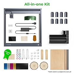 xTool D1 Laser Engraver with Rotary & Material