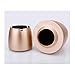 OILP Stainless Steel Cigarettes Ashtray for Outdoor Outside Patio Balcony Front Porch, Ash Windproof Ashtrays for Home Office Tabletop Decor(Large, Gold)