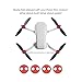 Tineer Aluminum Motor Cover Cap 4 Pieces for DJI Mavic Mini/Mini 3 Pro Drone Accessory - Dustproof,Waterproof,Scratchproof Protection Case Cover Mounts (Red)