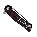 Kizer Cutlery Folding Pocket Knife Flipper Liner Lock Red G10 Handles Tactical Knife, Kizer Dukes Matt Cucchiara V3466A2