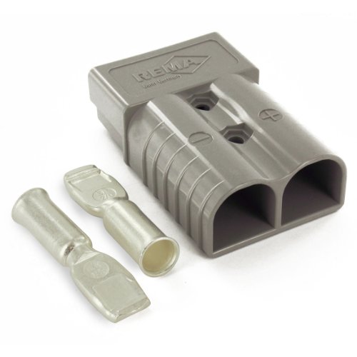 Intella 6320G3 350 amp Gray Battery Connector with Set of 1/0 Contact Tips
