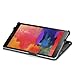 Moko Samsung Galaxy Tab PRO 8.4 Case - Slim-Fit Multi-angle Folio Cover Case for Galaxy TabPRO 8.4 Android Tablet, BLACK (With Smart Cover Auto Wake / Sleep. WILL NOT Fit Samsung Galaxy Tab 4 8.0)