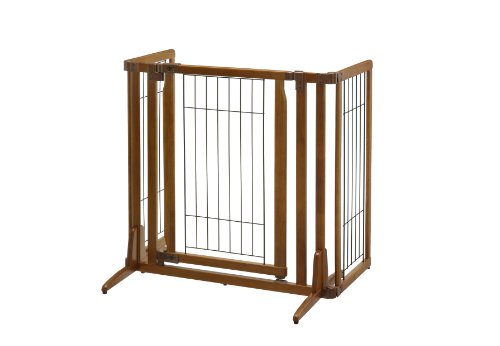 Richell Premium Plus Freestanding Pet Gate with Door
