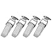 Accessbuy Stainless Steel Spring Loaded Toggle Latch Hardware Catch Clamp Clip for Small Trunk, Case, Box, and Chest 4 Pack (73mm Overall Length)