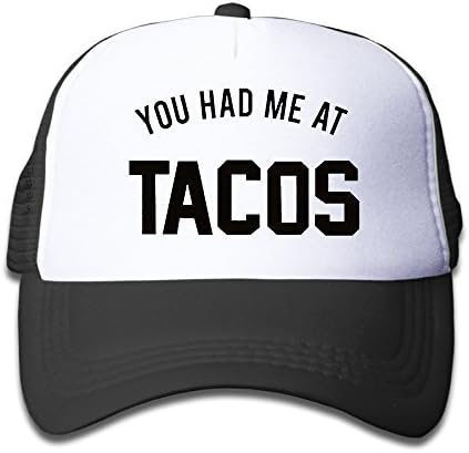 PNJO Kid's You Had Me at Tacos Wordmark Logo Snapback Cap Hat