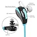 aelec S350 Wireless Tooth Headphones in-Ear Sports Earbuds Sweatproof Earphones Noise Cancelling Headsets with Mic, Blue