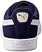 PUMA Men's Suede Classic + Sneaker, Peacoat/White, 10.5 M US