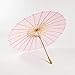 Quasimoon PaperLanternStore.com 32 Inch Pink Paper Parasol Umbrella