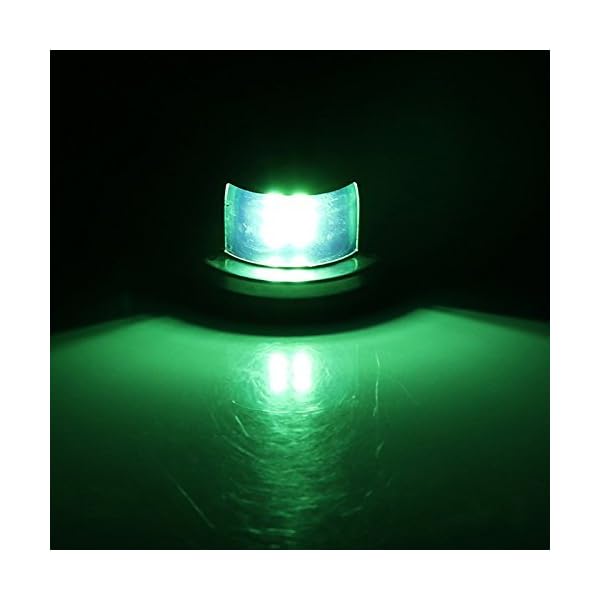 DDSKY-navigation-lights-Stainless-Steel-12V-Marine-Boat-Yacht-Light-LED-Bow-Navigation-Side-Lights-Pontoons-Sailing-Signal-Light-One-Pair-Red-Green
