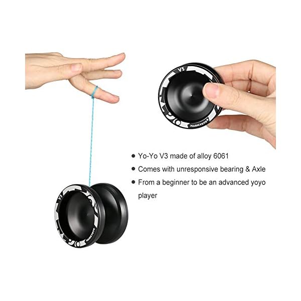 MAGICYOYO Professional Responsive Yoyo V3, Aluminum Yo Yo for Kids