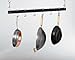 Concept Housewares Hanging Pot Rack, 36 inch, Grey