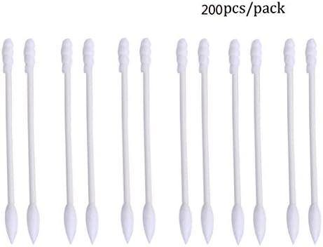 Cotton Swabs Tipped Applicator Double Tipped Cardboard Handles (200pcs pointed and helical)