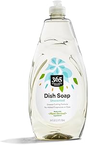 365 by Whole Foods Market, Unscented Dish Soap, Plant-Derived Ingredients, 24 Fl Oz