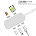 Belker USB-C Hub for MacBook Pro and ChromeBook Pixel / Fastest 5Gb/s hub for 2016 MacBook Pro. Adds 3 x USB 3.0 ports, microSD, SD