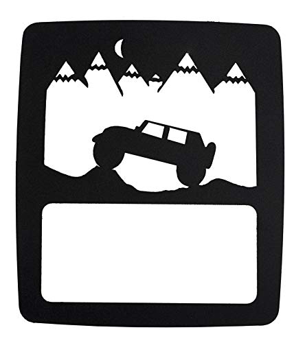 VroomTec Automotive Jeep Wrangler Aluminum Tail Light Rear Light Guard Cover for 2018+ JL JLU Sport (New Body Style)| Fitment for Non-LED Sport Models Only