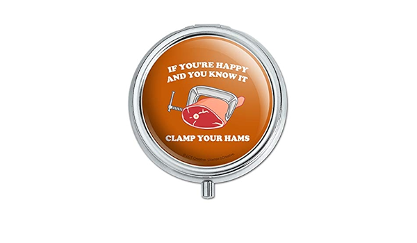 GRAPHICS & MORE If Youre Happy and You Know It Clamp Your Hams Clap Hands Funny Humor Silver Plated Bracelet with Antiqued Oval Charm 